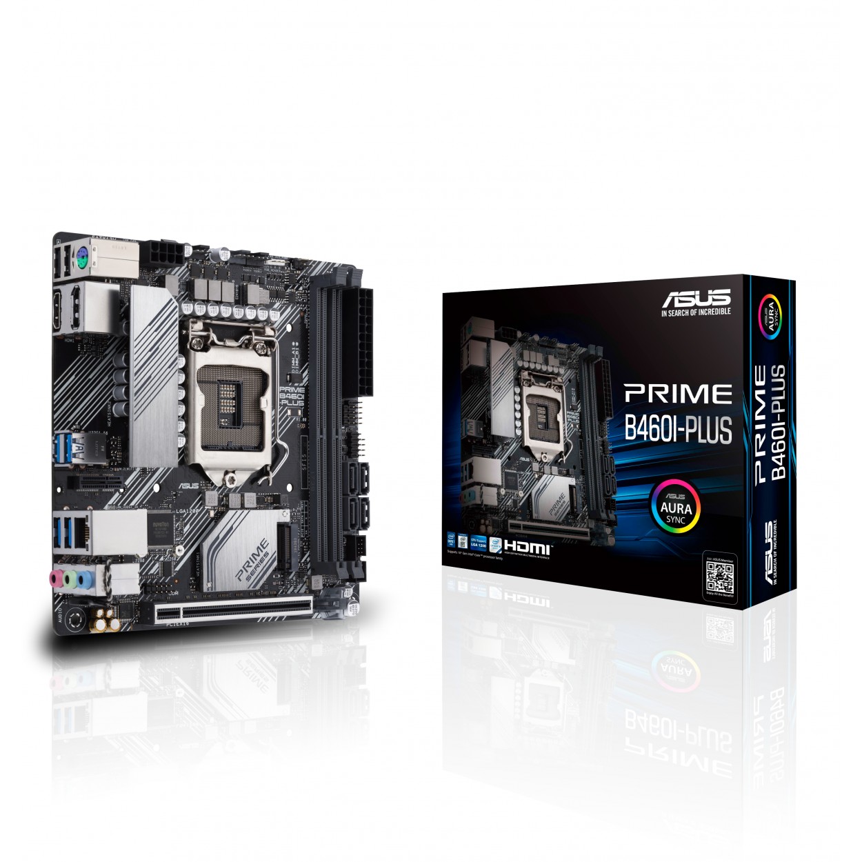 Asus Prime B460I Plus Motherboard Mini ITX με Intel 1200 Socket